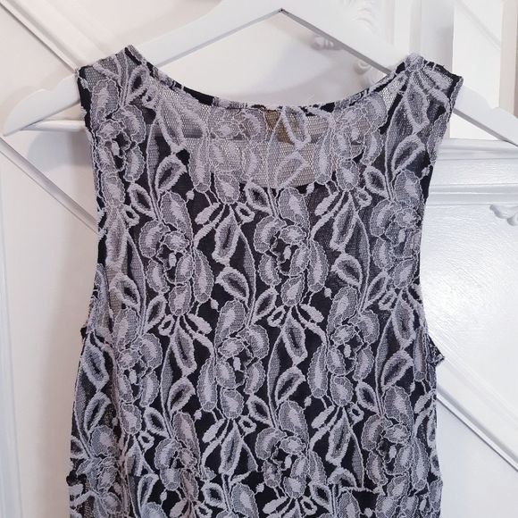 Free People semi sheer lace dress - Picture 7 of 14